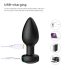 Desirel Easy Obsidian - uppladdningsbar, radiostyrd analvibrator (svart)