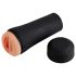 Desirel True Touch - realistisk vibratorfitta (natur-svart)