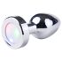 Desirel GlowPlug - analplugg med ljus - liten - silver