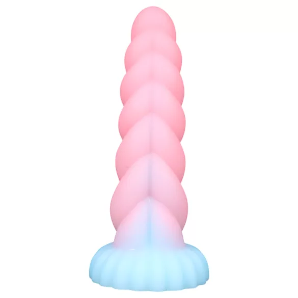 OgazR - dildo med ljus - enhörning - 22cm - regnbågsfärg