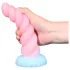 OgazR - dildo med ljus - enhörning - 22cm - regnbågsfärg