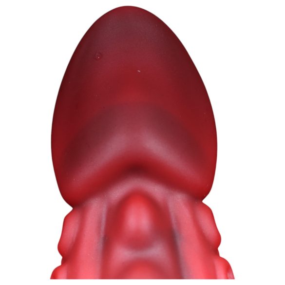 OgazR - bläckfiskarm dildo - 19cm - röd