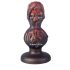 OgazR - kulformad analdildo - 10,5 cm (svart)