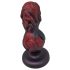 OgazR - kulformad analdildo - 10,5 cm (svart)