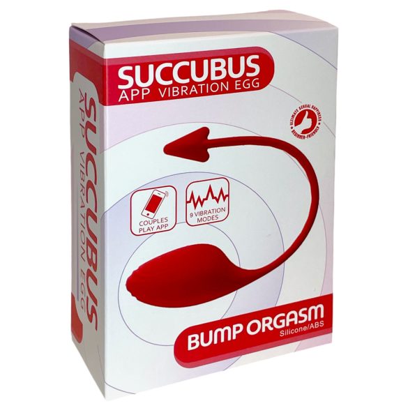 Funny Me - vibratorägg med stötfunktion - fjärrstyrd - röd