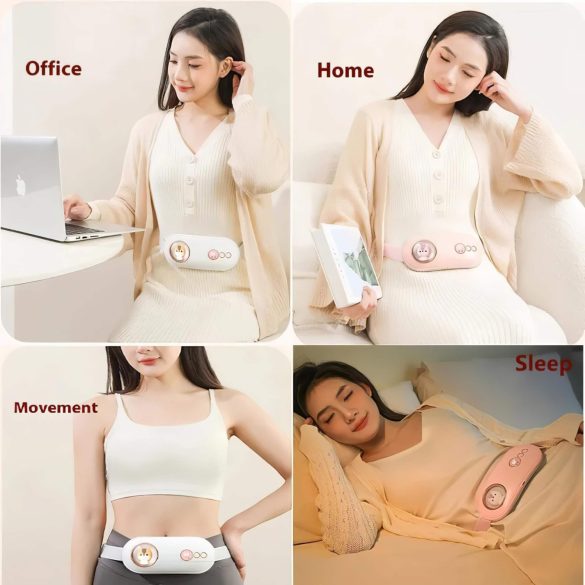 HappyPet Comfort - värmemassagemagebälte - mens - vit