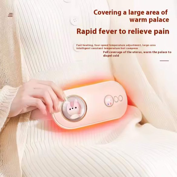 HappyPet Comfort - värmemassagemagebälte - mens - vit