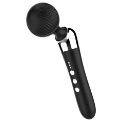 Massager - böjd vibrator - uppladdningsbar - svart