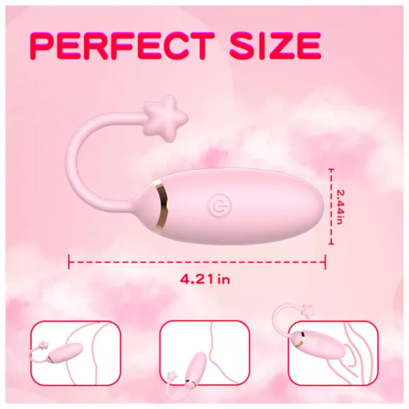 Funny Me - vibratorägg med appstyrning - rosa