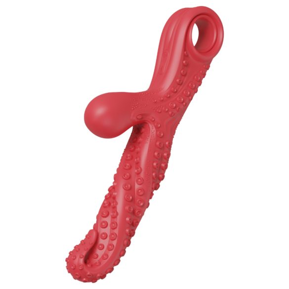 Monster Fuck - Vibrator med klitorisarm och tentakler - Röd