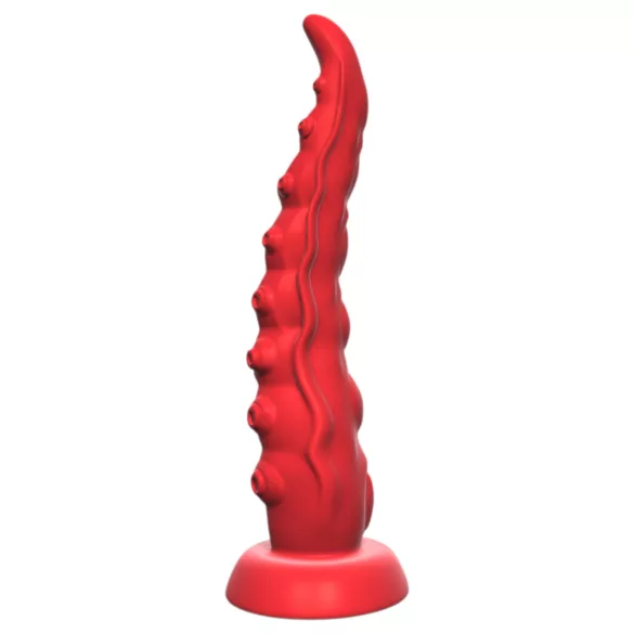 Monster Fuck - sugproppsvibrator bläckfiskarm med fjärrkontroll - röd