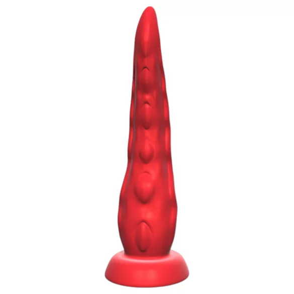 Monster Fuck - sugproppsvibrator bläckfiskarm med fjärrkontroll - röd