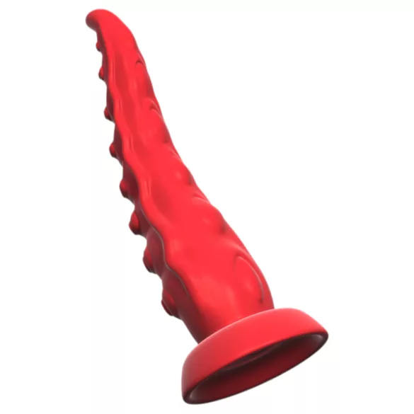 Monster Fuck - sugproppsvibrator bläckfiskarm med fjärrkontroll - röd