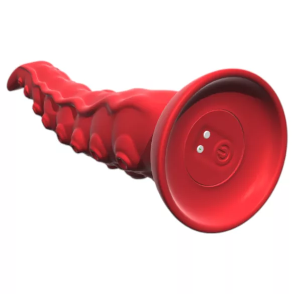 Monster Fuck - sugproppsvibrator bläckfiskarm med fjärrkontroll - röd