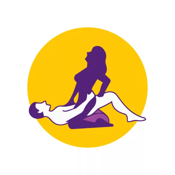 Desirel Magic Pillow - hjärtformad sexkudde (röd)
