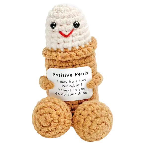 Positiv - penisprotes - stickad - natur