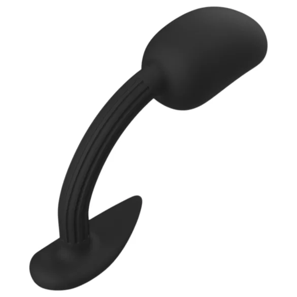 Kangvo - magnetisk prostatamassör analplugg med kulrulle (svart)