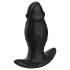 Kangvo - magnetisk uppblåsbar dildo i silikon (svart)