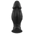 Kangvo - magnetisk uppblåsbar dildo i silikon (svart)