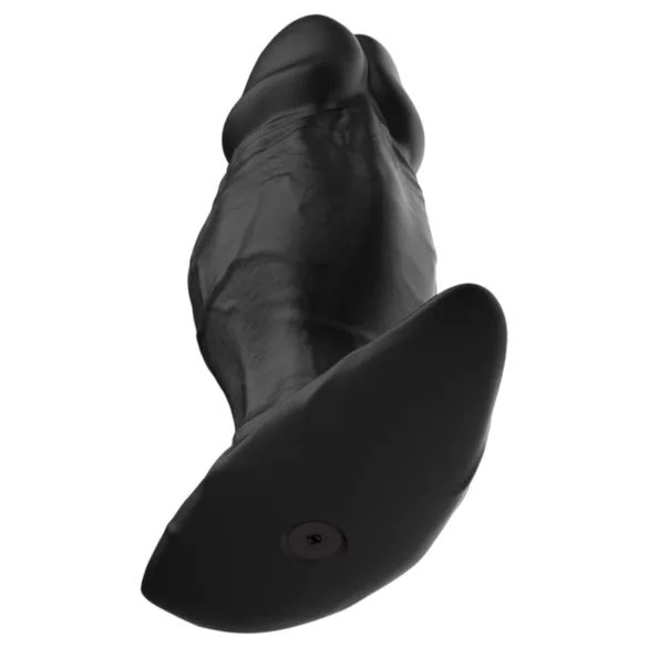 Kangvo - magnetisk uppblåsbar dildo i silikon (svart)