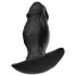 Kangvo - magnetisk uppblåsbar dildo i silikon (svart)
