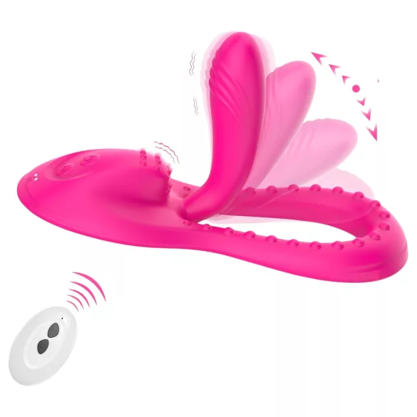 Mroow - flexibel kuddvibrator (rosa)