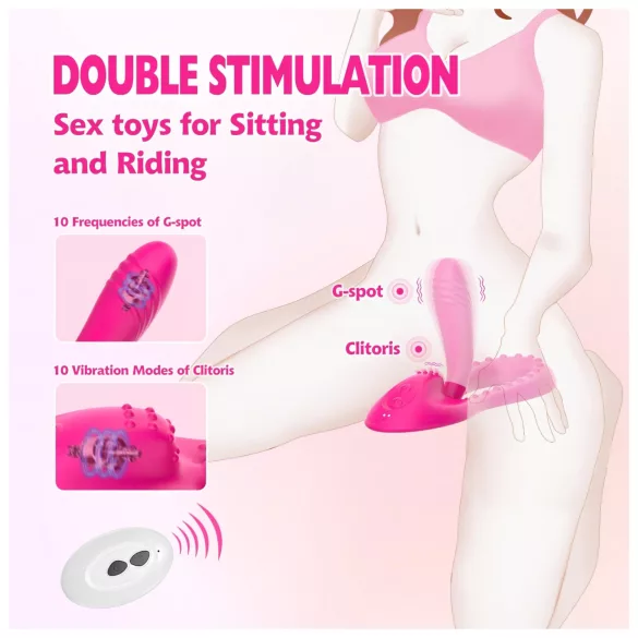 Mroow - flexibel kuddvibrator (rosa)