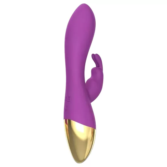 Mroow - kaninvibrator med klitorisstimulator (lila)