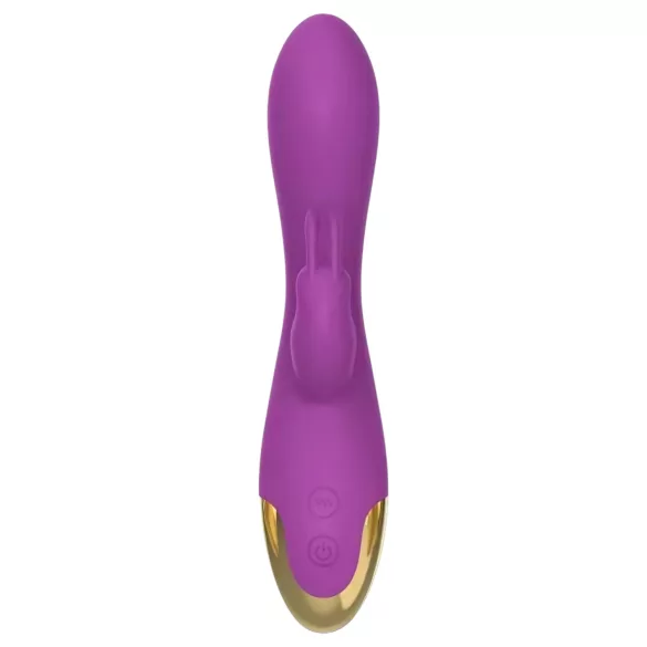 Mroow - kaninvibrator med klitorisstimulator (lila)