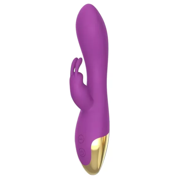 Mroow - kaninvibrator med klitorisstimulator (lila)