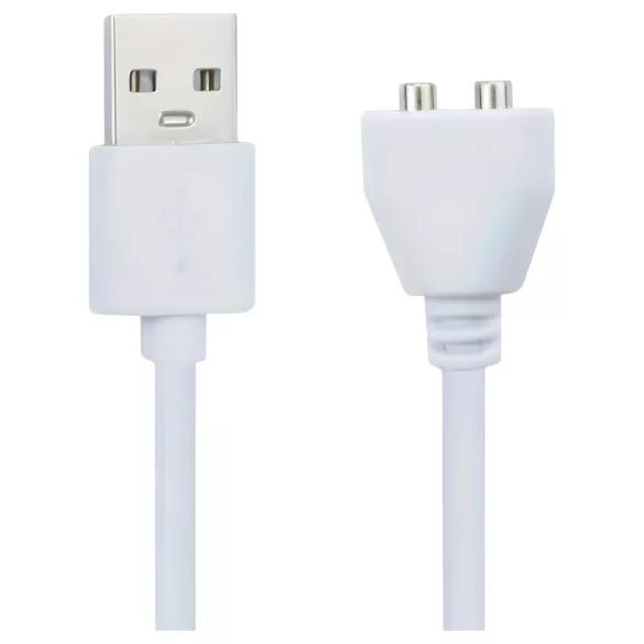 Pleasure Charge Wilson - magnetisk USB‑laddningskabel (vit)