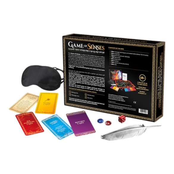 Sinnenas spel - vuxenspel - sexspel för par - engelska