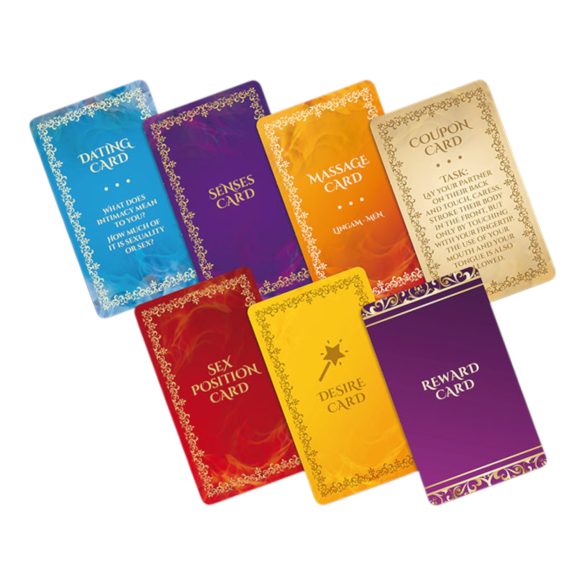 Sinnenas spel - vuxenspel - sexspel för par - engelska