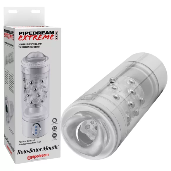 PDX - roterande vibrerande oral masturbator - vit
