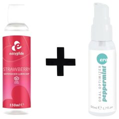 Oralsex startkit - för par - gel och glidmedel