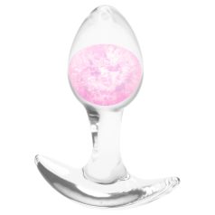 NS Novelties - analplug - liten transparent - rosa