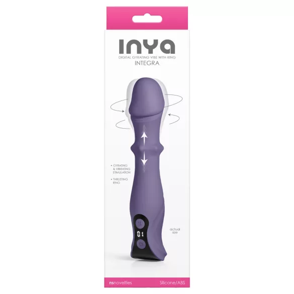 NS Novelties - roterande vibrator med stötfunktion - lila
