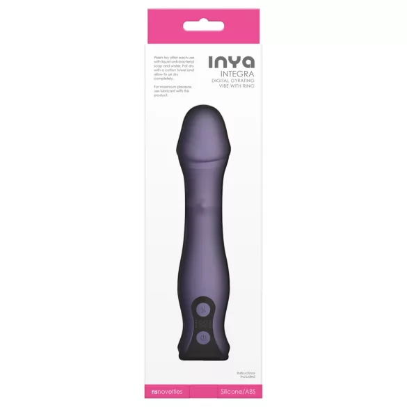 NS Novelties - roterande vibrator med stötfunktion - lila