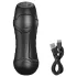 AlvUp - masturbator med sug och vibration - svart