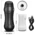 AlvUp - masturbator med sug och vibration - svart