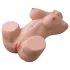 XISE Dania - masturbator torso med stötfunktion - naturfärg