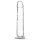 Addiction Crystal - sugproppsdildo (genomskinlig) - 18cm
