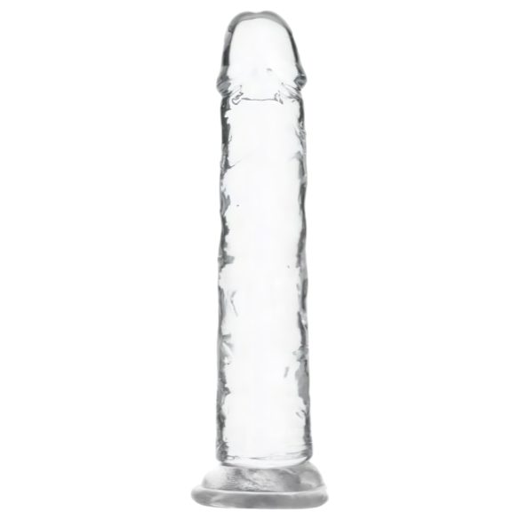 Addiction Crystal - sugproppsdildo (genomskinlig) - 18cm