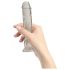 Addiction Crystal - sugproppsdildo (genomskinlig) - 18cm