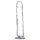 Addiction Crystal - dildo med sugkopp - genomskinlig - 20 cm