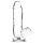 Addiction Crystal - Sugande Dildo med sugkopp (Transparent) 15cm