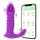 AlvUp - analvibrator med thrustfunktion - uppladdningsbar silikon lila