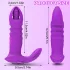 AlvUp - analvibrator med thrustfunktion - uppladdningsbar silikon lila