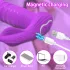 AlvUp - analvibrator med thrustfunktion - uppladdningsbar silikon lila