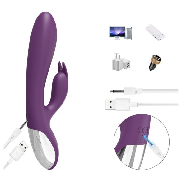 AlvUp - G-punkt vibrator med kaninöron - lila